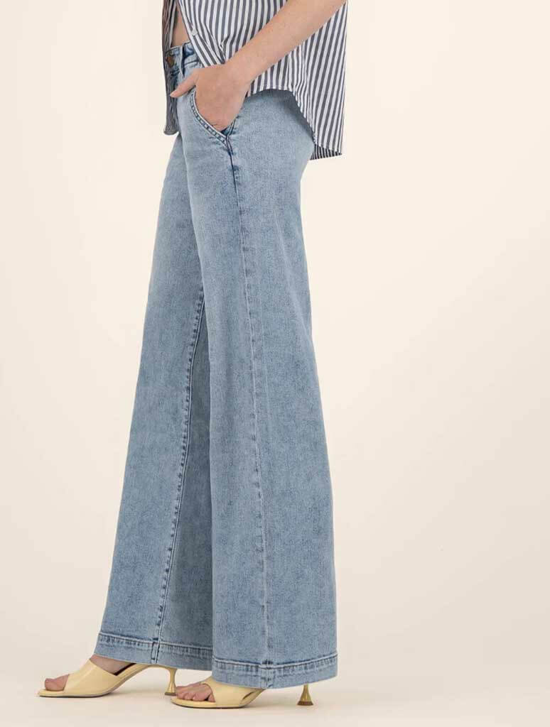 Kut From The Kloth Jean High Rise Wide Leg with Trouser Pocket