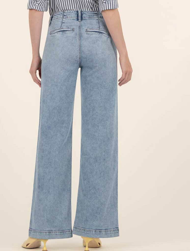 Kut From The Kloth Jean High Rise Wide Leg with Trouser Pocket