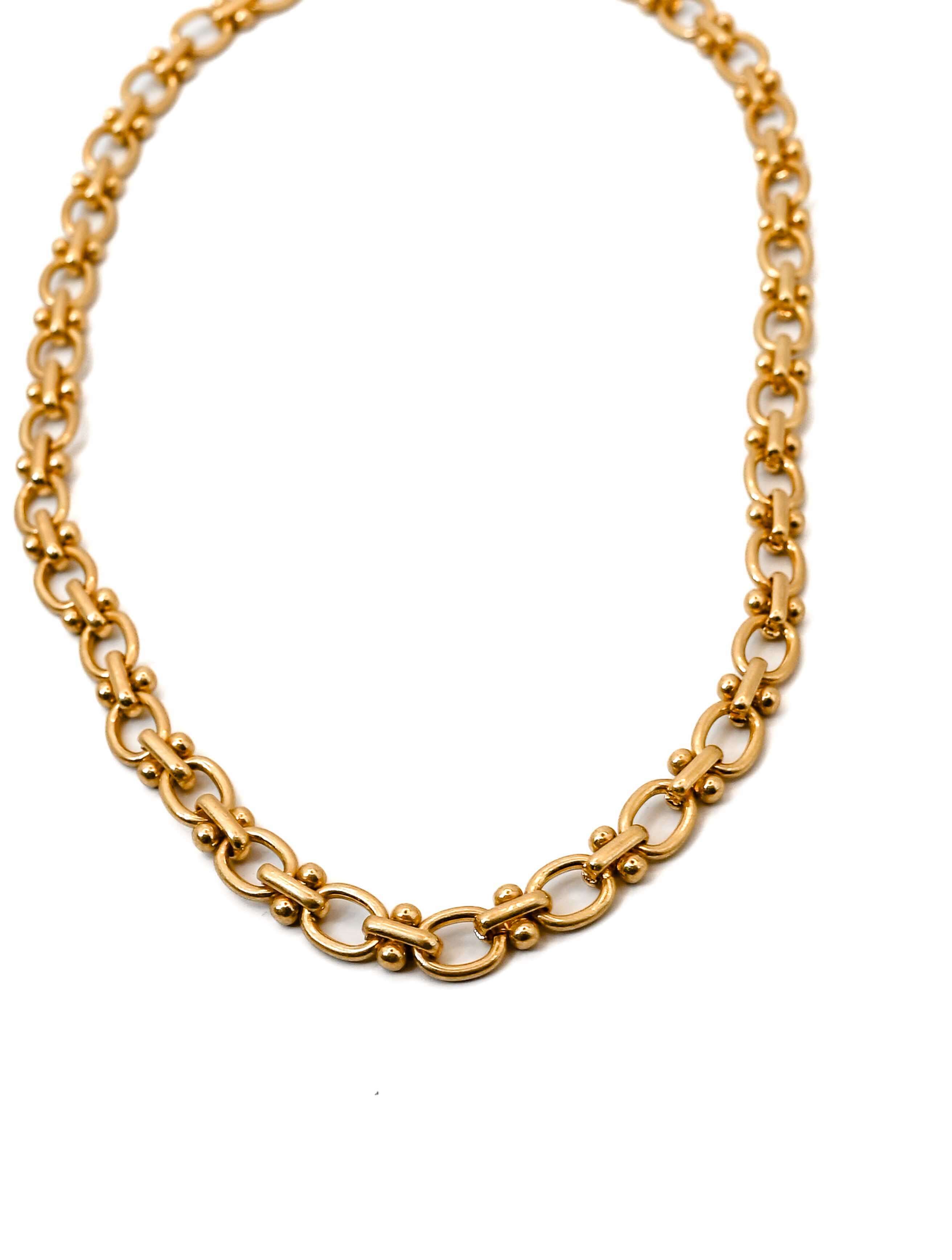 Mini Cable and Barbell Chain Necklace