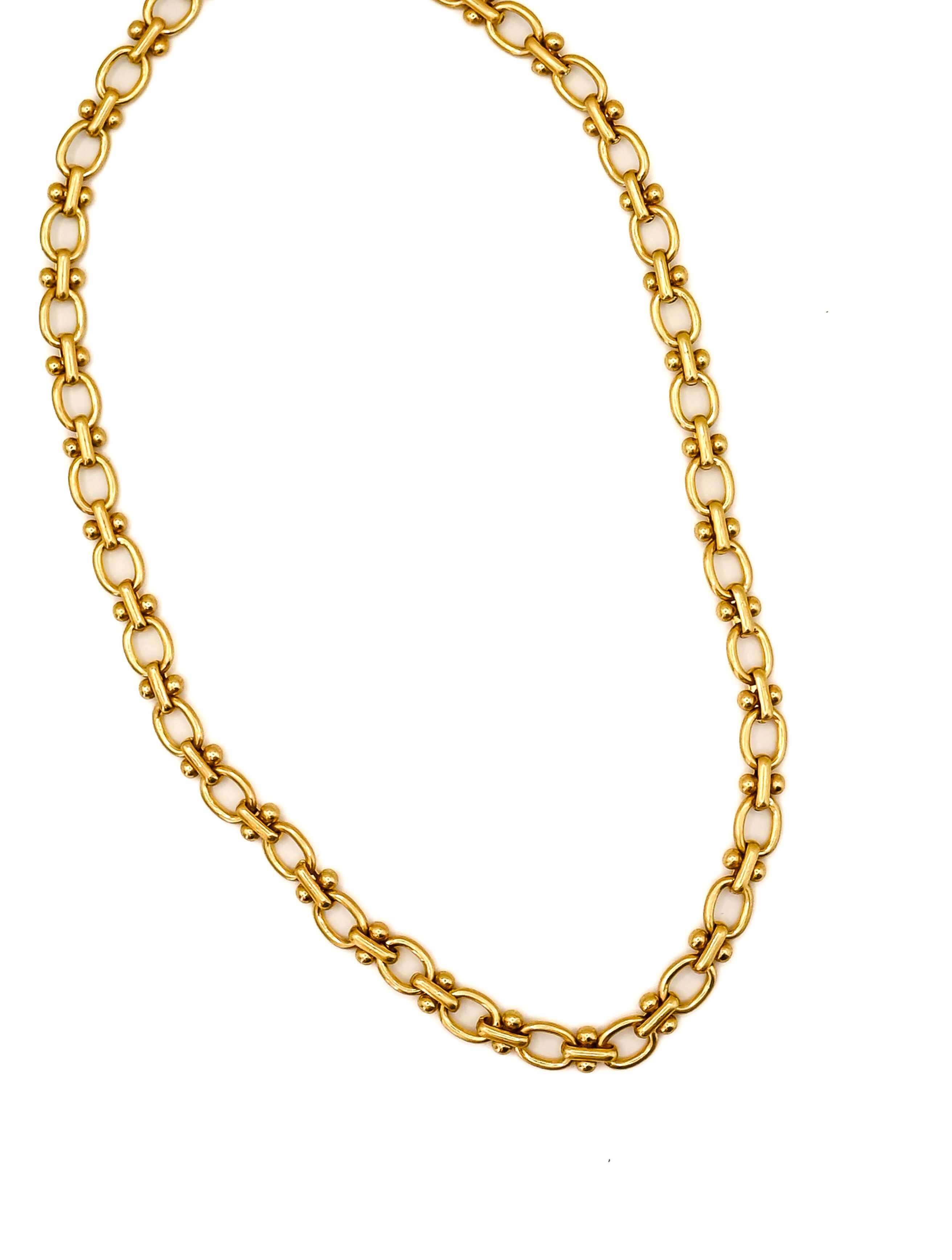 Mini Cable and Barbell Chain Necklace