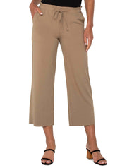 Liverpool Pull On Tie Waist Wide Leg Pant