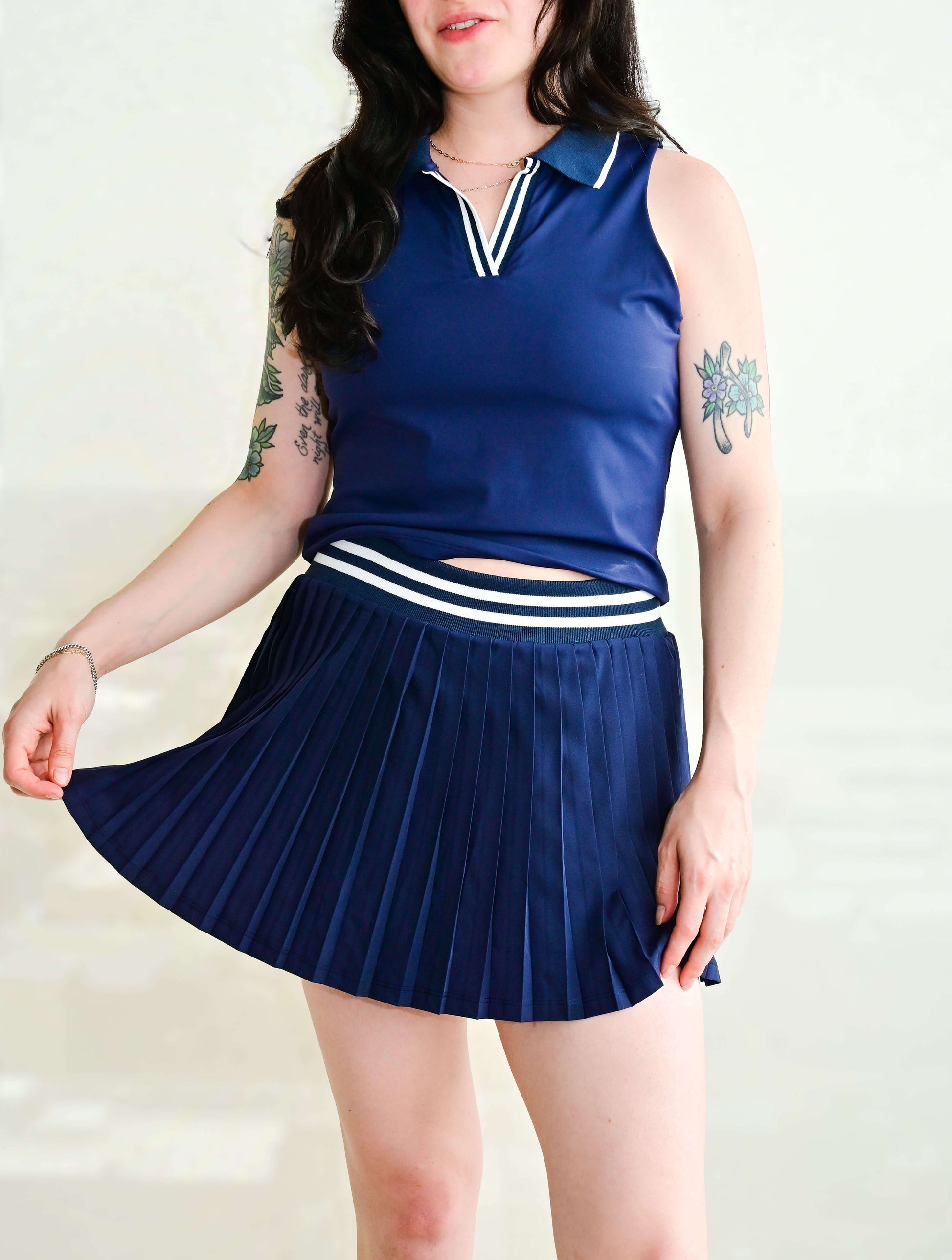Yura Second Skin Pleated Skort