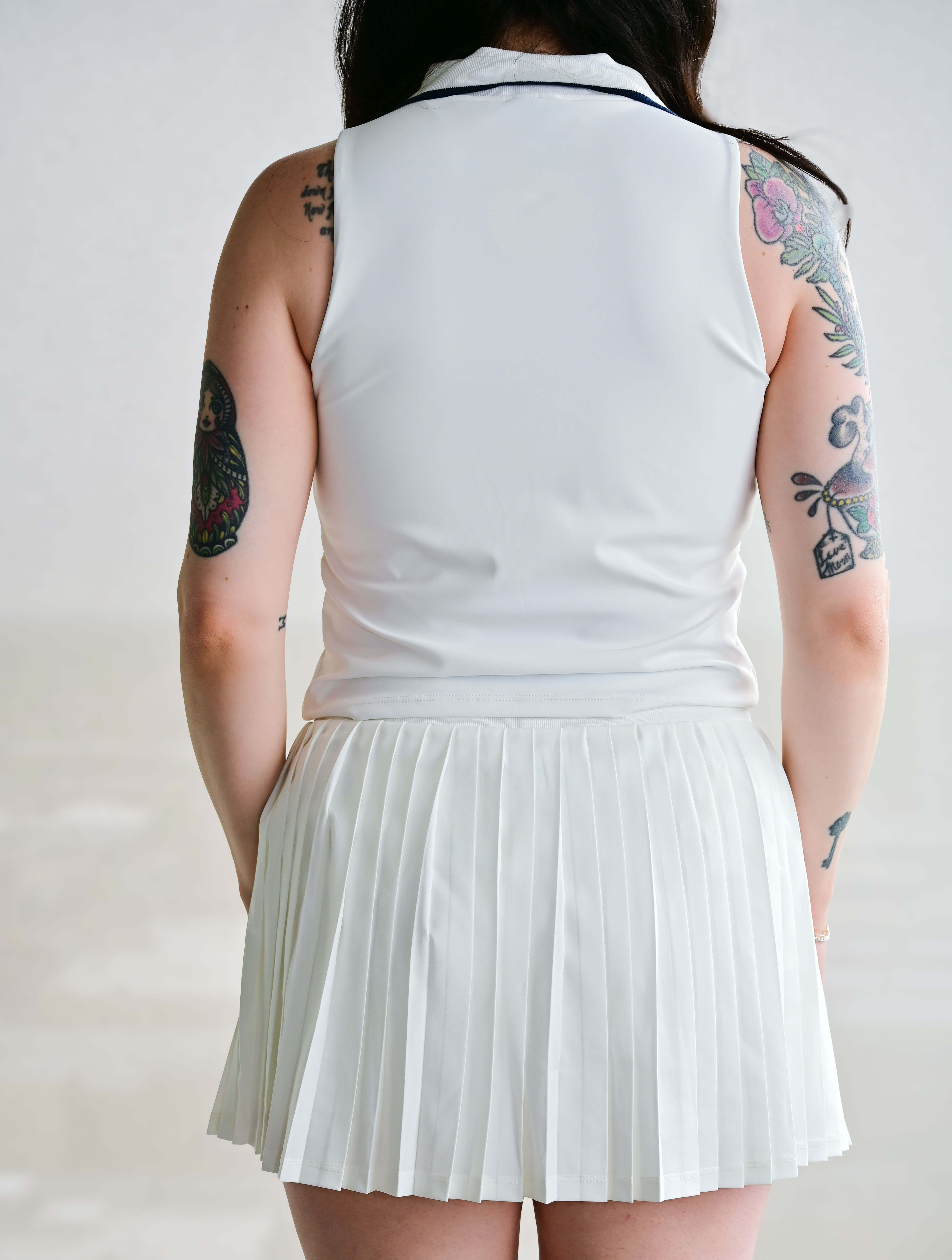 Melodie Second Skin Johnny Collar Top