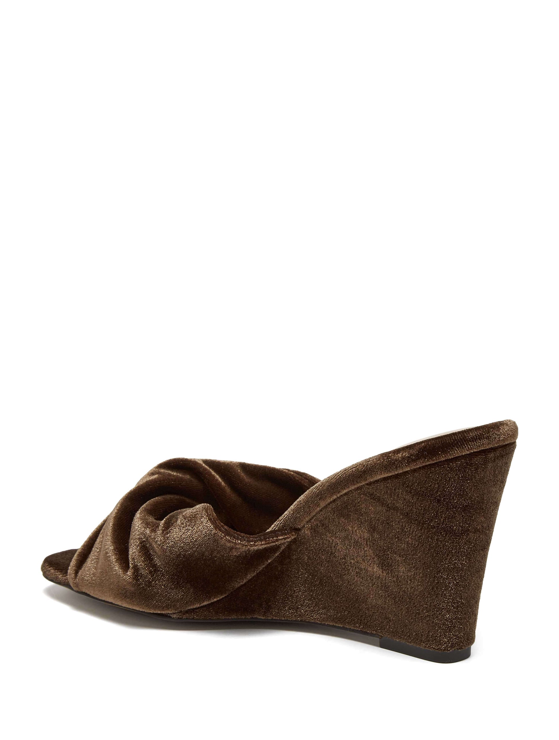 Silent D Katia Velvet Wedge