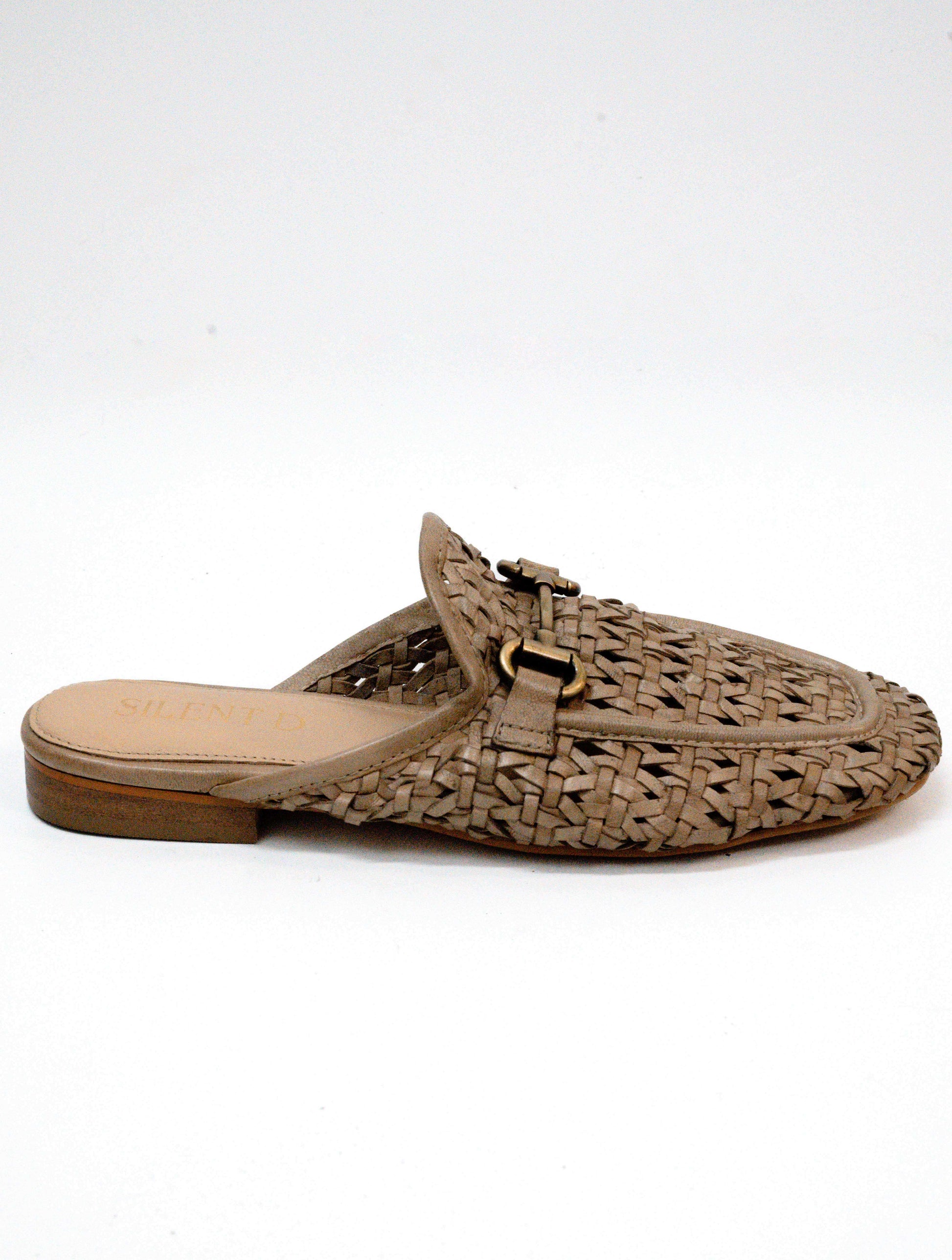Silent D Cora Hand Woven Leather Mule