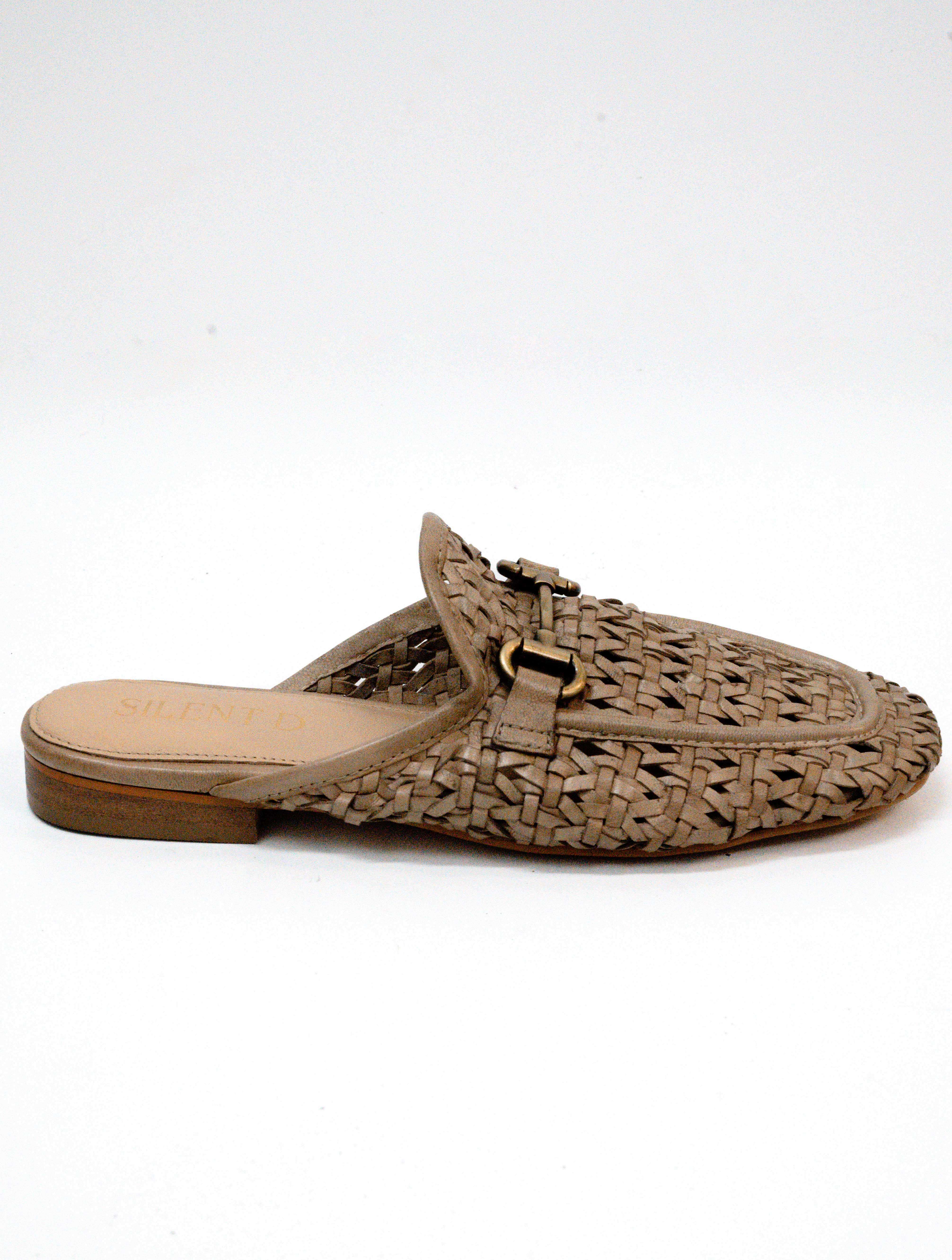 Silent D Cora Hand Woven Leather Mule