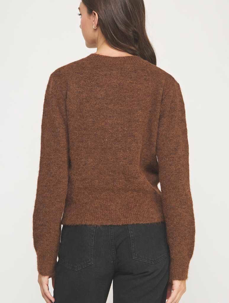 Multi Color Button Knit Cardigan