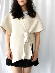 Sleeveless Knitted Cardigan