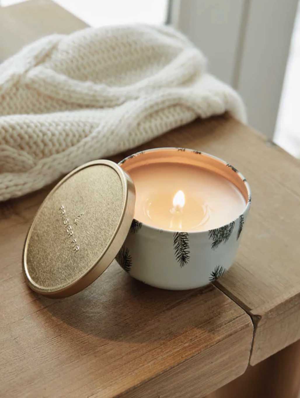 Thymes Frasier Fir Small Tin Candle