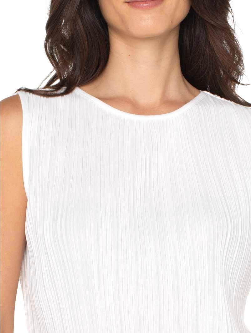 Liverpool Sleeveless Crewneck Knit Top