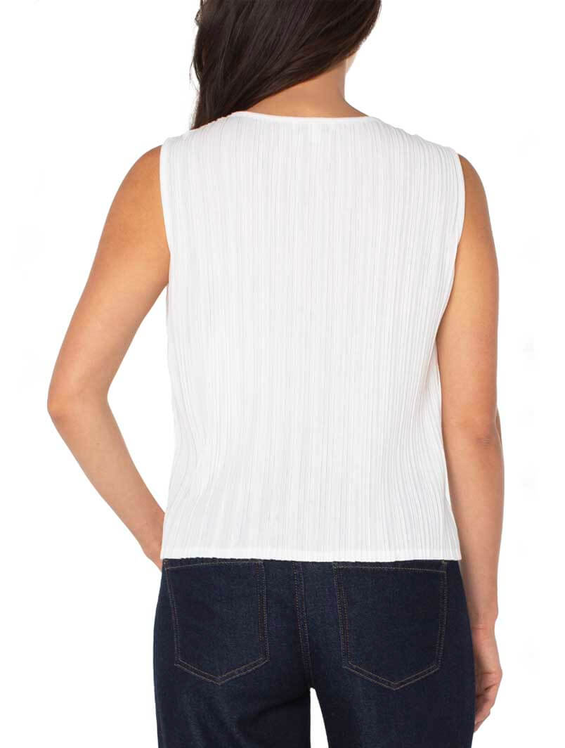 Liverpool Sleeveless Crewneck Knit Top