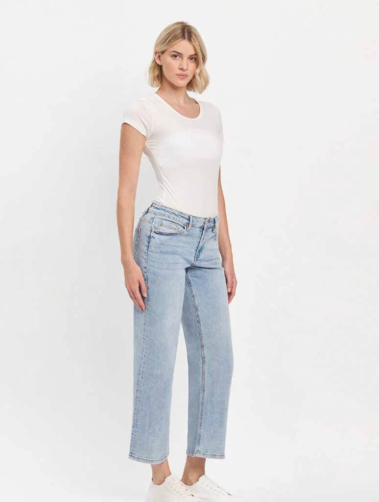 Vervet Leann Mid Rise Dad Jean